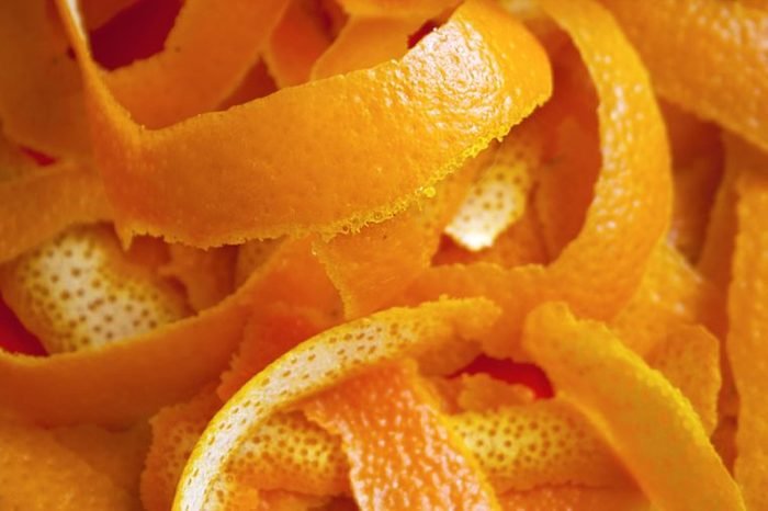 orange peel for dark neck